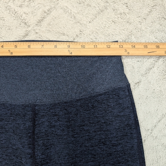 Alo Leggings Womens M Blue Heather High Waist Alosoft Lounge Performance Yoga - Picture 4 of 10